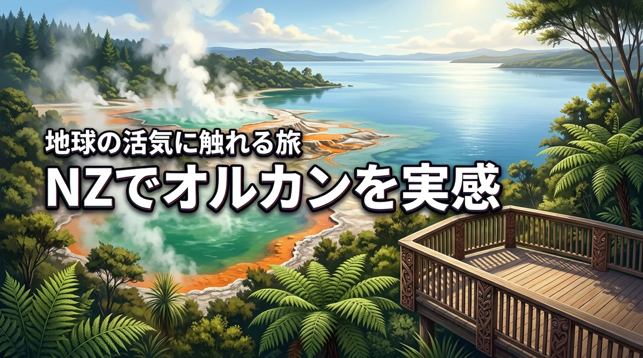 ニュージーランド旅行でオルカンを実感!ロトルアやタウポで地球の活気に触れる旅