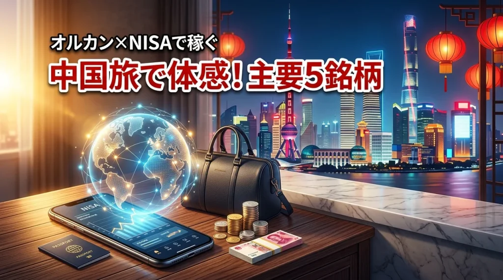 オルカンとNISAで稼ぐ！中国旅行でお金の実態を体感できる主要5銘柄を徹底紹介