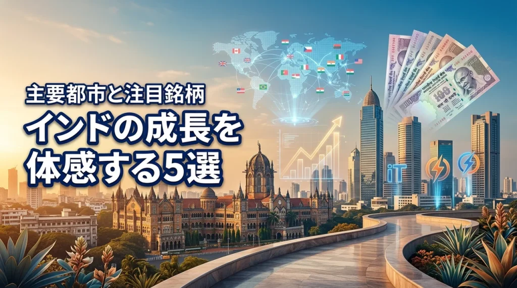 オルカン投資家がインドへ！主要都市と銘柄を巡り経済成長を体感する5選