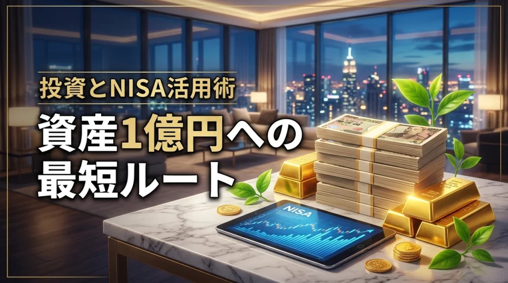 投資やNISAでお金を稼ぐ！１億円達成でFIREや億り人、億万長者への最短ルート