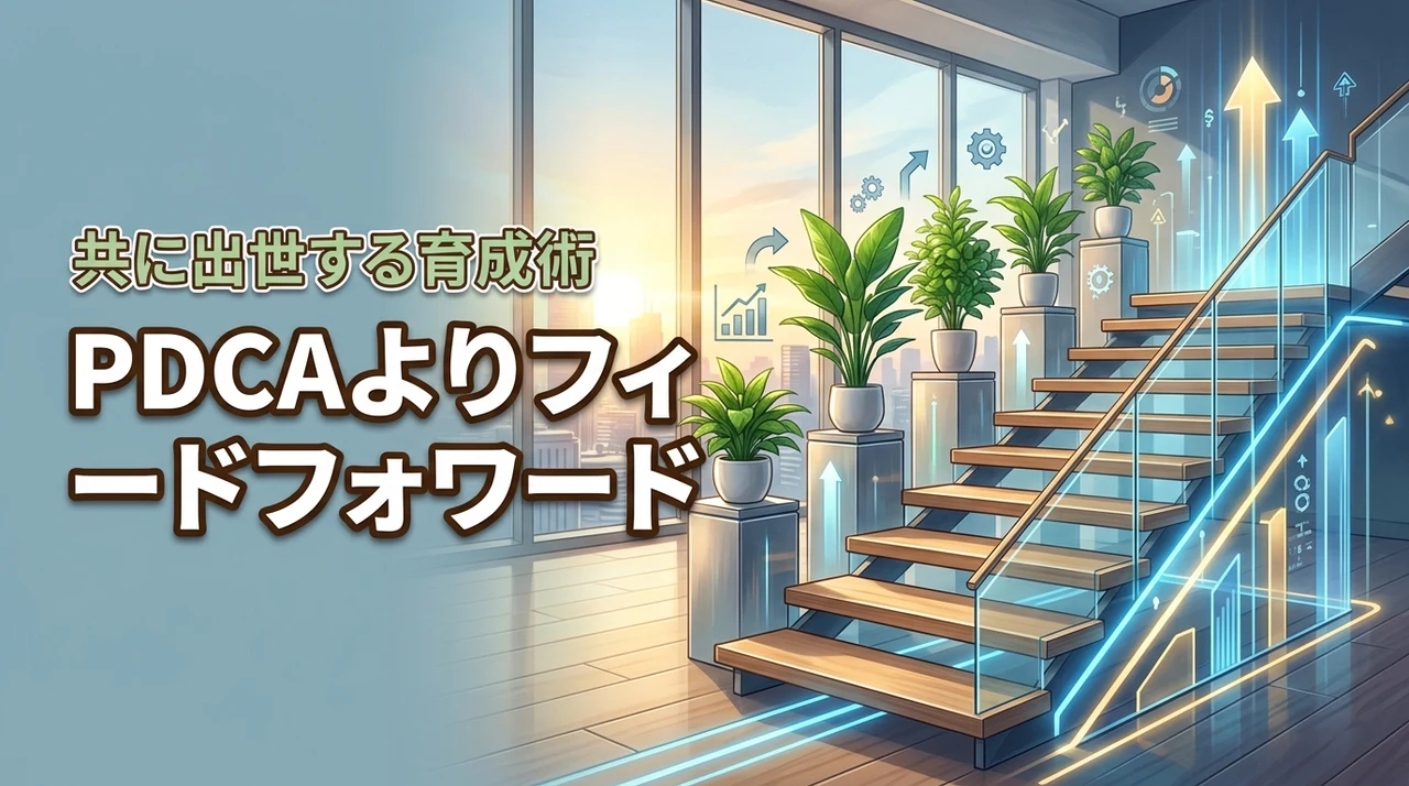 PDCAよりフィードフォワード!上司が部下を育成して共に出世する最強メソッド(記事のアイキャッチ画像)