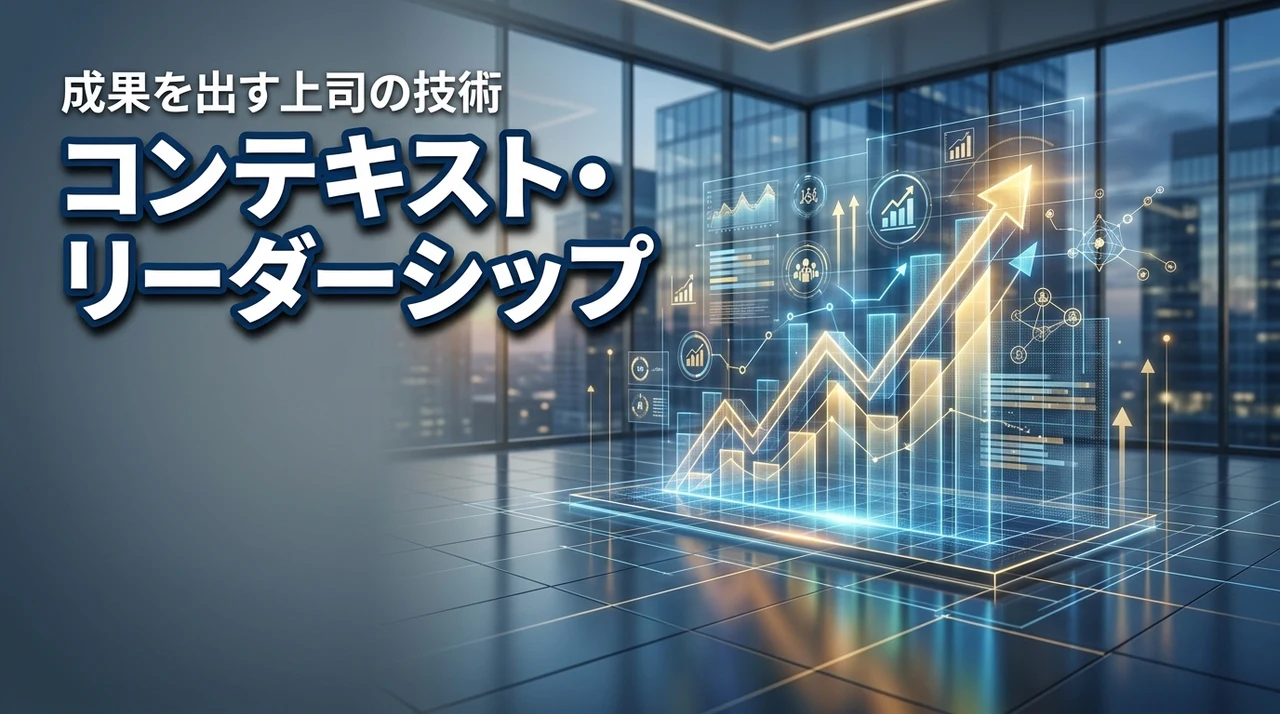 部下の成果が出ない?上司に必要なビジネススキルはコンテキスト・リーダーシップ!(記事のアイキャッチ画像)