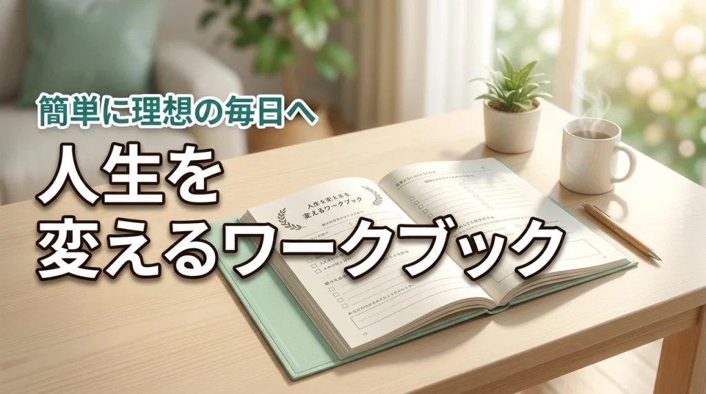 書くだけで人生を変えるワークブックが最強！簡単に理想の毎日を掴む方法（記事のアイキャッチ画像）